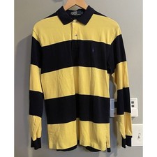 Camisa polo Ralph Lauren colorblock listrada pulôver rugby manga longa média comprar usado  Enviando para Brazil