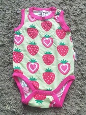 Maxomorra strawberry bodysuit for sale  GLOUCESTER