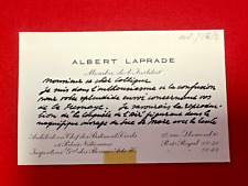 Fa50 carte signée d'occasion  Bordeaux-