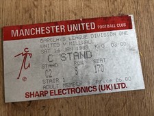 millwall ticket for sale  MANCHESTER