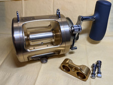 Carretel de pesca Shimano Tiagra 30LRS 2 velocidades jogo grande limpo e reparado muito bom! comprar usado  Enviando para Brazil