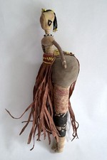 Usado, Boneca Herero vintage africana Botsuana tecido miçangas África do Sul comprar usado  Enviando para Brazil