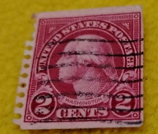 Usado, Selo postal muito raro 2 centavos George Washington vermelho dois comprar usado  Enviando para Brazil