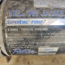 Vaccum pump yellow for sale  NEWRY