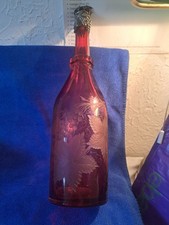 cranberry glass decanter for sale cranberry glass decanter for sale WORKSOP