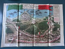 Poster mappa tricolore usato Poster mappa tricolore usato  Italia
