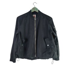 Bombardeiro de náilon preto 8" oito segundos tamanho P IMPERDÍVEL DE VER! comprar usado  Enviando para Brazil