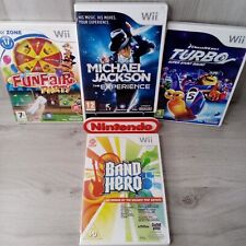 PACOTE DE JOGOS NINTENDO WII x 4 JOGOS - BAND HERO FUNFAIR TURBO & MICHAEL JACKSON comprar usado  Enviando para Brazil