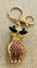 Cat keychain crystal for sale  Duncansville