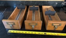 3 vintage wood solid drawers for sale 3 vintage wood solid drawers for sale Forest City