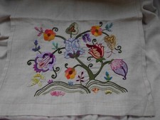 Hand embroidered vintage for sale  PLYMOUTH