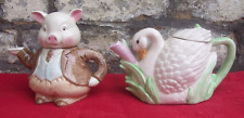 Two ceramic novelty for sale  WALLASEY