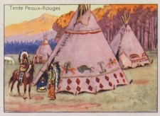 Używany, ARCHITECTURE HABITATION TIPI HABITAT TRADITIONNEL NORD-AMÉRINDIENS IMAGE CARD na sprzedaż  Wysyłka do Poland