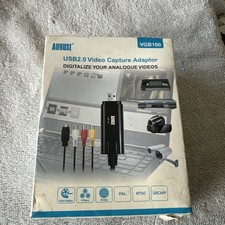 Usado, Cabo de transferência USB VHS DVD Xbox 360 PS3 RECORD S vídeo agosto VGB100 comprar usado  Enviando para Brazil
