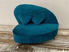 Teal blue velvet for sale  Rome