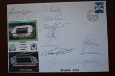 Capa de jogo de futebol Glasgow Derby Celtic multi assinada v Rangers futebol 1999 FDC comprar usado  Enviando para Brazil