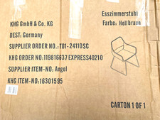 Khg esszimmerstuhl 56x82x59cm gebraucht kaufen  Düsseldorf