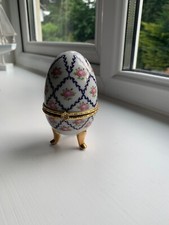 Ceramic egg trinket for sale  COLWYN BAY