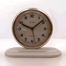 Usado, Relógio despertador mecânico vintage Slava 11 joias servidas URSS soviético década de 1960 comprar usado  Enviando para Brazil