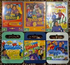 THE WIGGLES RARO DVD MEMBROS ORIGINAIS AUSTRALIANO ABC TV SÉRIE INFANTIL 1 2 3 4 5 6 comprar usado  Enviando para Brazil