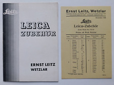 Leica zubehör katalog gebraucht kaufen  Chemnitz