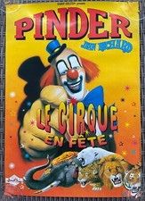 Affiche cirque pinder d'occasion  Tigy