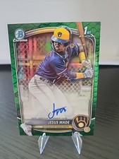 JESUS FEITO 2025 1º BOWMAN CROMO VERDE REPTILIANO NO CARTÃO AUTOGRAFADO #13/99 comprar usado JESUS FEITO 2025 1º BOWMAN CROMO VERDE REPTILIANO NO CARTÃO AUTOGRAFADO #13/99 comprar usado  Enviando para Brazil