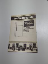 Whirlpool Model ET14AK Manual No Frost Refrigerator Freezer Use & Care Guide (E) comprar usado  Enviando para Brazil