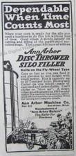 1919 Anúncio * Ann Arbor Atirador de Disco Silo Enchimento Corn Ann Arbor Machine Co Michigan comprar usado  Enviando para Brazil