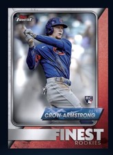 2024 TOPPS Finest Rookie Design Variations-PETE CROW-ARMSTRONG (cartão digital colorido comprar usado  Enviando para Brazil