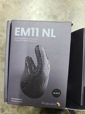 Mouse vertical ergonômico ProtoArc, EM11 NL mouse Bluetooth sem fio novo lacrado, usado comprar usado  Enviando para Brazil