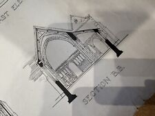 Antique architectural drawing for sale  HINCKLEY