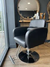 Black leather salon for sale  IPSWICH