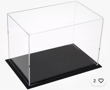 Vitrine de acrílico transparente WANLIAN montagem caixa de bancada cubo organizador suporte comprar usado  Enviando para Brazil