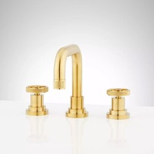 Torneira de banheiro Signature Hardware Hendrix ampla - Ouro escovado comprar usado  Enviando para Brazil