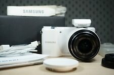 Używany, SAMSUNG NX2000 + 20-50mm/3.5-5.6 lens, 100% OK, box, strap, caps WHITE na sprzedaż  PL