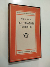 Andrè gide nutrimenti usato  Napoli