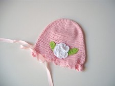 Babymütze häkelmütze blume gebraucht kaufen  Backnang