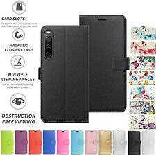 Capa carteira couro flip cartão fólio slot para dinheiro para Sony Xperia 10 IV comprar usado  Enviando para Brazil