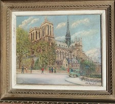 Noulin oil canvas. d'occasion  Tirepied