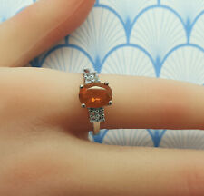 Natural orange faceted for sale  SPALDING