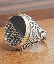 Anello uomo onice usato  Aprilia