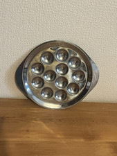 Assiette escargots inox d'occasion  Rennes-