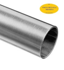 Tubo tondo Acciaio Inox 304 spazzolato/satinato misure varie scarico marmitta na sprzedaż  Wysyłka do Poland