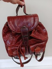 Vintage brown leather for sale  SIDMOUTH