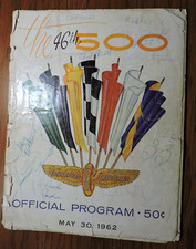 Indy 500 program for sale  Zionsville