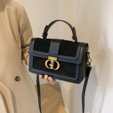 Bolsa quadrada pequena elegante portátil retrô, bolsa de ombro de luxo leve comprar usado  Enviando para Brazil