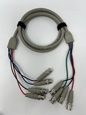 Cabo de vídeo componente macho-masculino 6 pés 4-BNC RGBHV HDTV CCTV PVM BVM Extron comprar usado  Enviando para Brazil