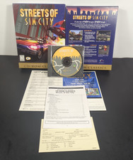 Streets of Sim City Primeira Edição Big Box Maxis 1997 Disco Perfeito PC Vintage, usado comprar usado  Enviando para Brazil
