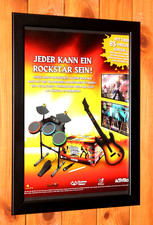 Guitar Hero World Tour PS2 Xbox 360 PS3 raro promocional pequeno pôster página de anúncio emoldurada, usado comprar usado  Enviando para Brazil